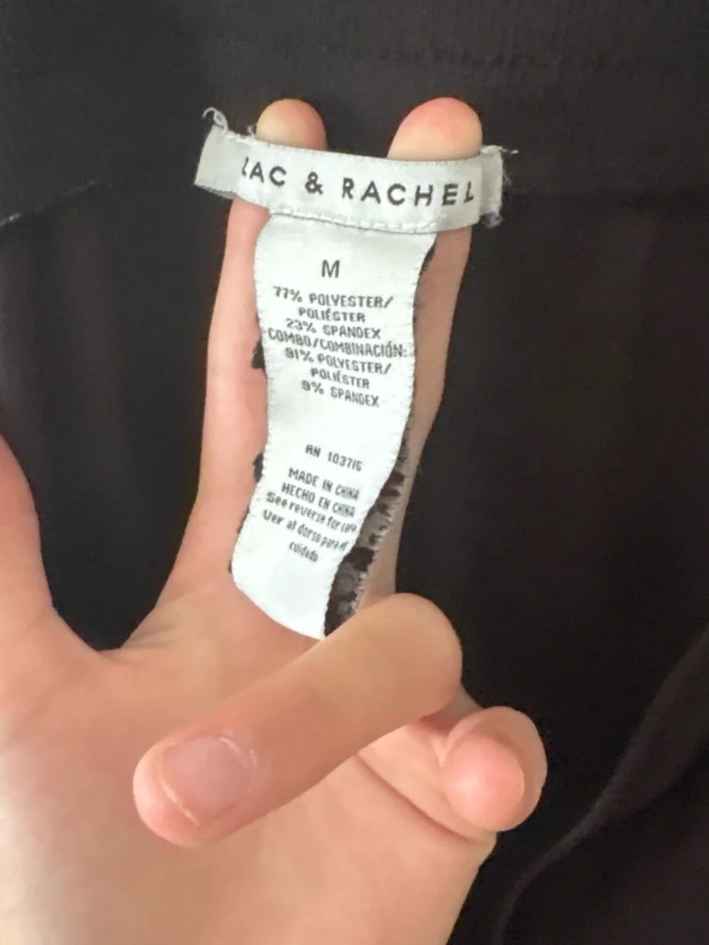 Zac & Rachel Black Jogger Sweatpants